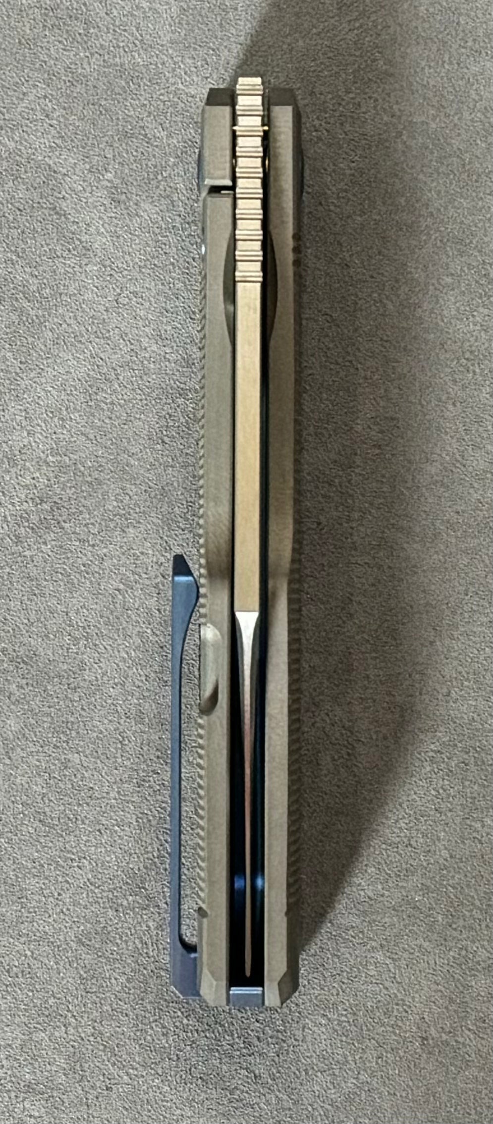 Jack Wolf Knives-Jack Wolf Knives - GUNSLINGER JACK - TITANIUM CHECKERED-5-Urban Cutlery