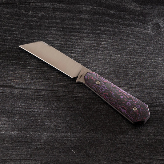 Jack Wolf Knives-Jack Wolf Knives - MIDNIGHT FIXedc - FAT CARBON PURPLE HAZE-1-Urban Cutlery