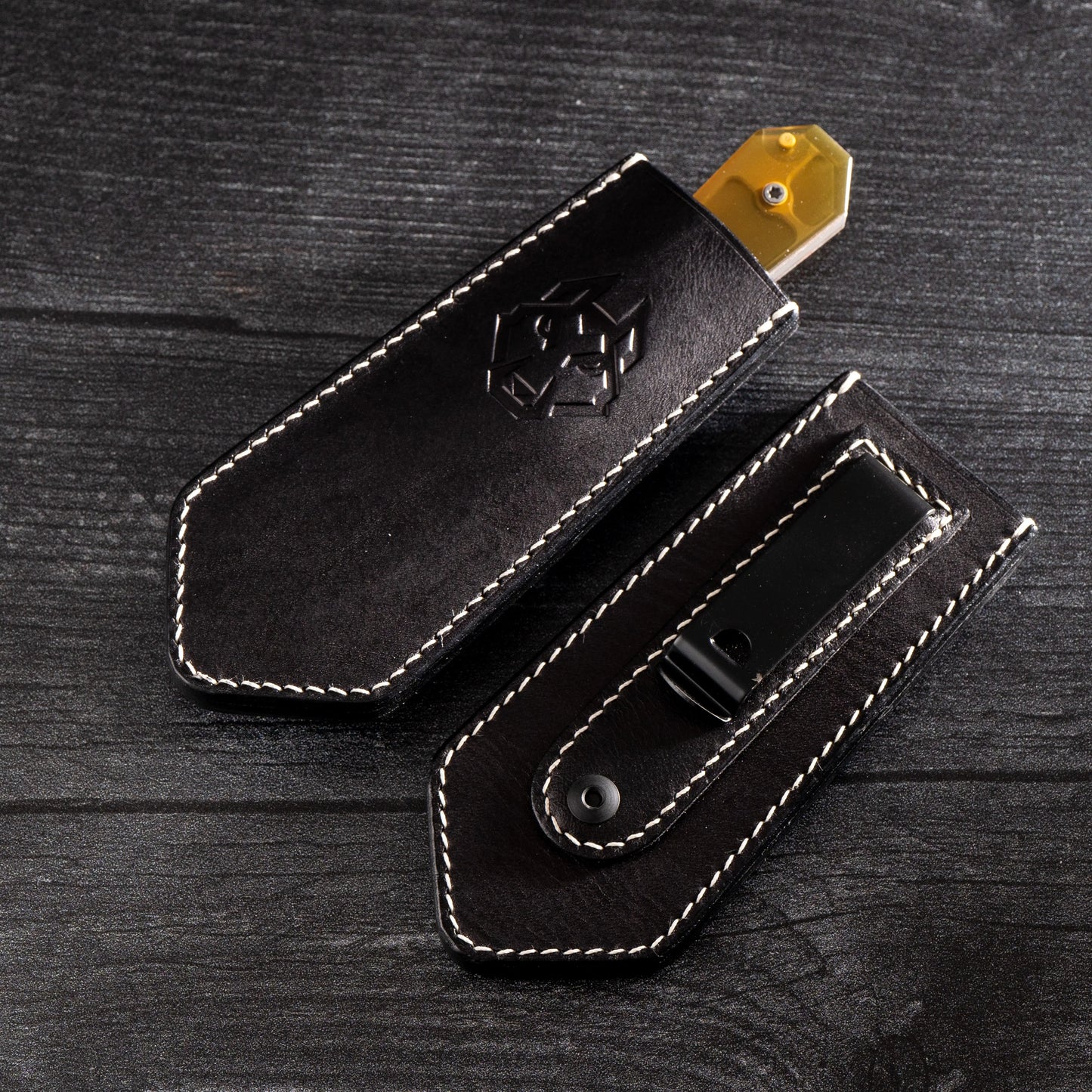 Jack Wolf Knives-Jack Wolf Knives - MIDNIGHT FIXedc - ULTEM BLAST AND TUMBLE-5-Urban Cutlery