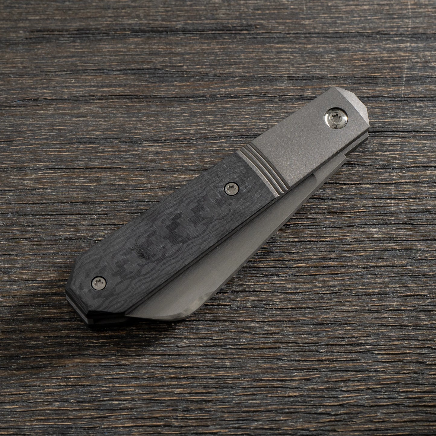 Jack Wolf Knives-Jack Wolf Knives - MIDNIGHT JACK - TWILL CARBON FIBER-4-Urban Cutlery