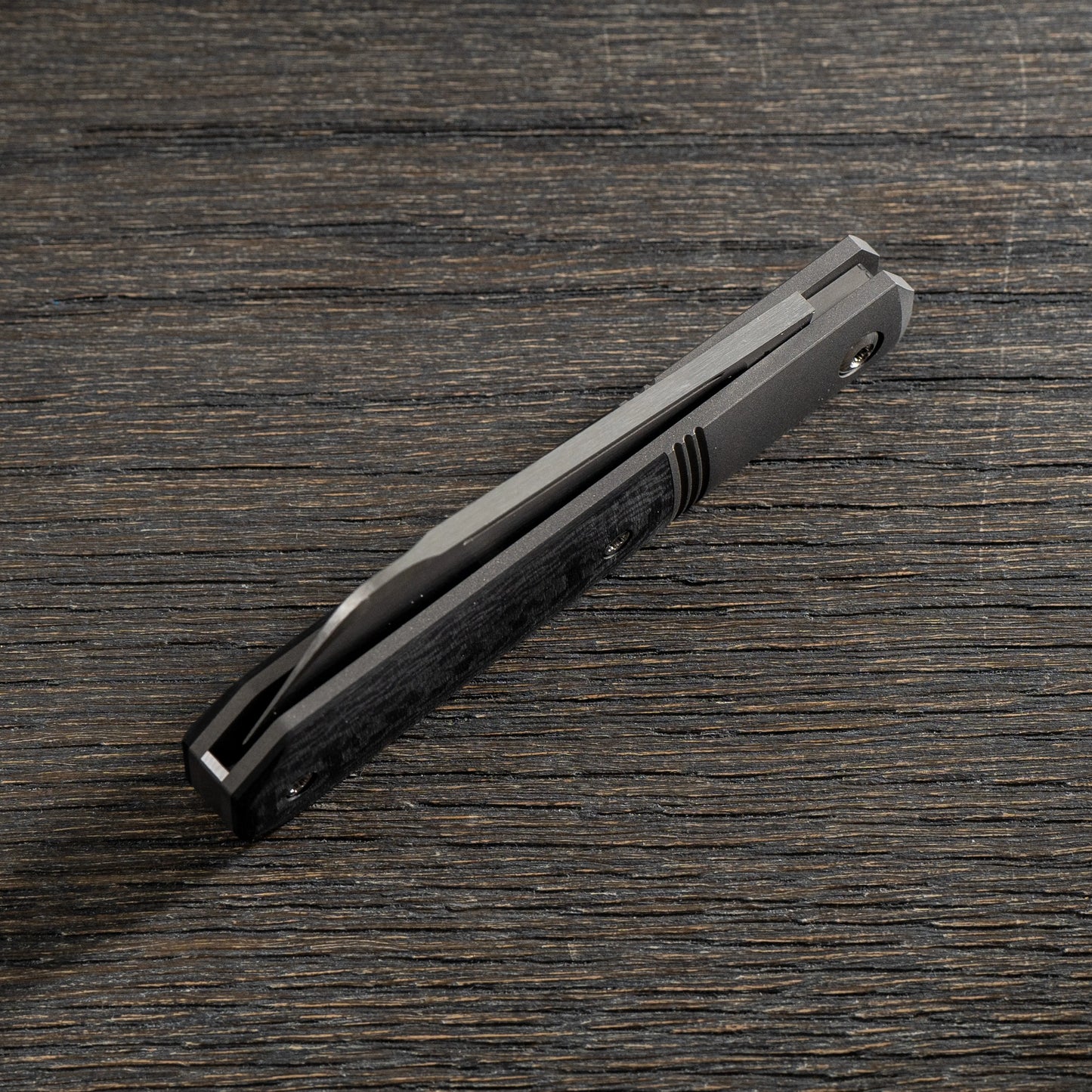 Jack Wolf Knives-Jack Wolf Knives - MIDNIGHT JACK - TWILL CARBON FIBER-5-Urban Cutlery