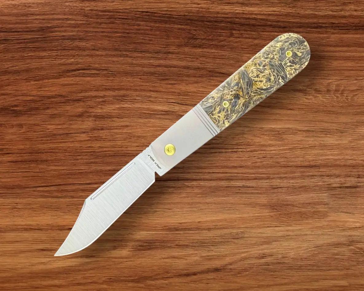 Jack Wolf Knives-Jack Wolf Knives - PRIMO JACK - FAT CARBON DARK MATTER GOLD-2-Urban Cutlery