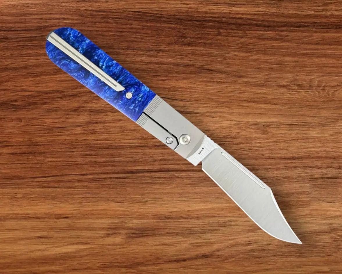 Jack Wolf Knives-Jack Wolf Knives - PRIMO JACK - KIRINITE CRYSTAL LAKE-3-Urban Cutlery
