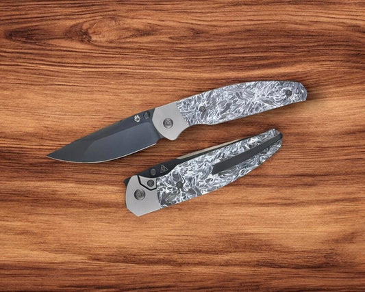 Jack Wolf Knives-Jack Wolf Knives - TANGO JACK - FAT CARBON DARK MATTER POLAR DLC BELT SATIN-1-Urban Cutlery