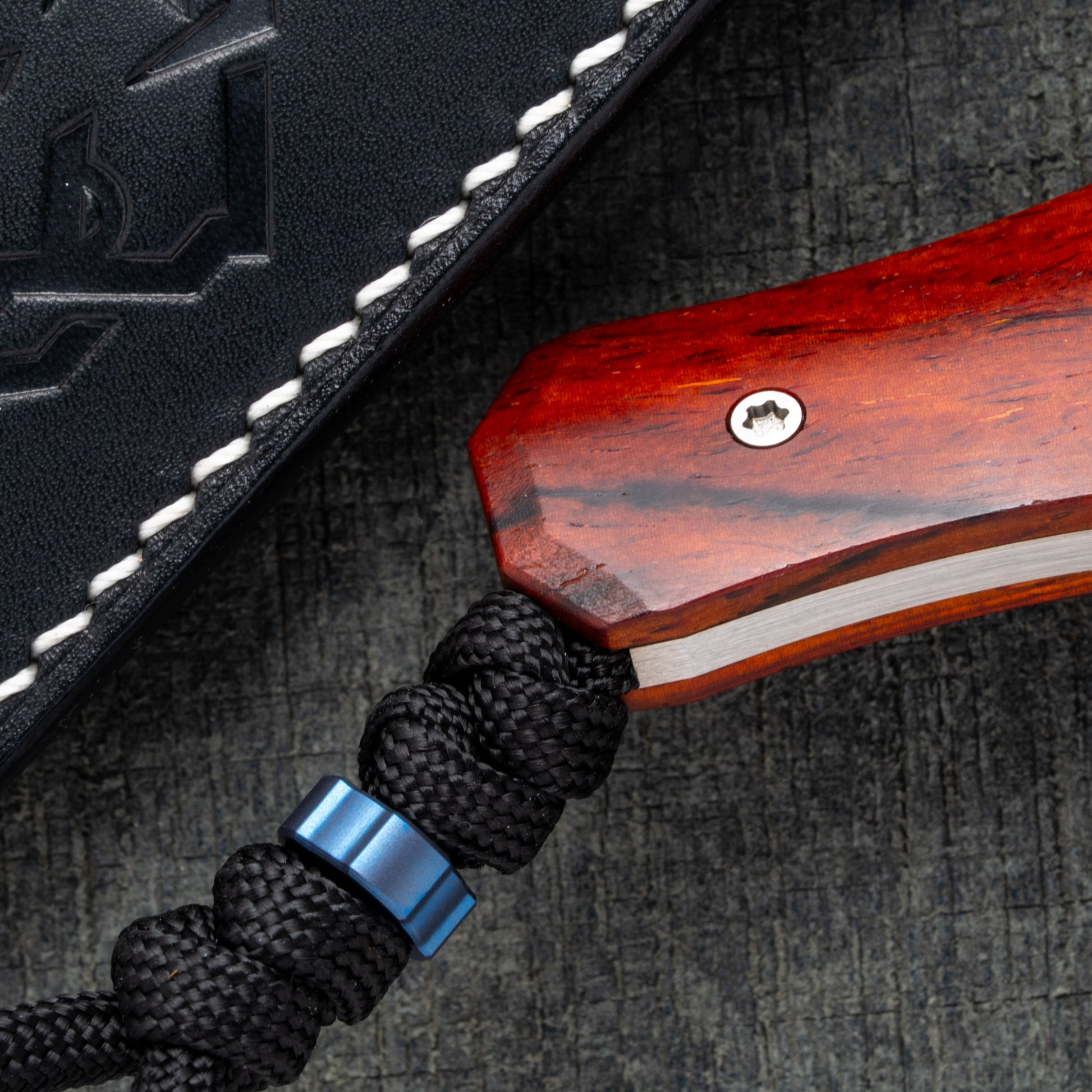Jack Wolf Knives-Jack Wolf Knives - Vampire FIXedc - ROSEWOOD - w/ FREE Flask-4-Urban Cutlery