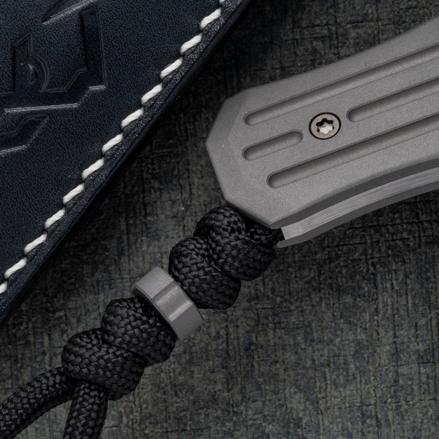 Jack Wolf Knives-Jack Wolf Knives - Vampire FIXedc - TITANIUM FLUTED - w/ FREE Flask-3-Urban Cutlery