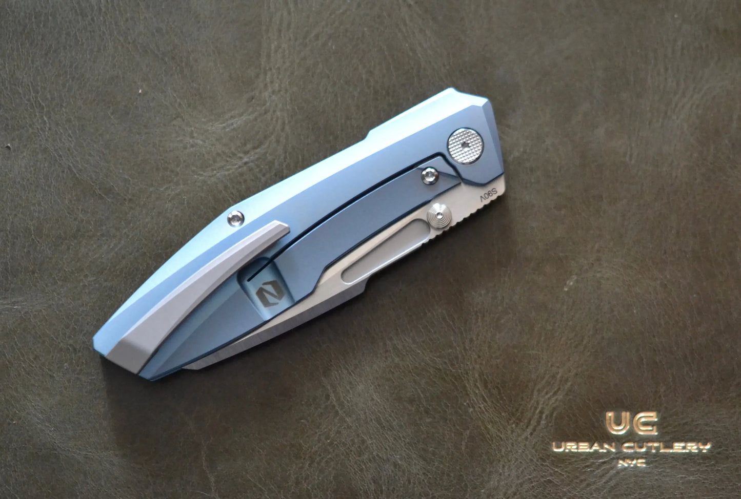 Null Knives-Null Knives Raikou - Blue/Belt Satin - Brand New-4-Urban Cutlery