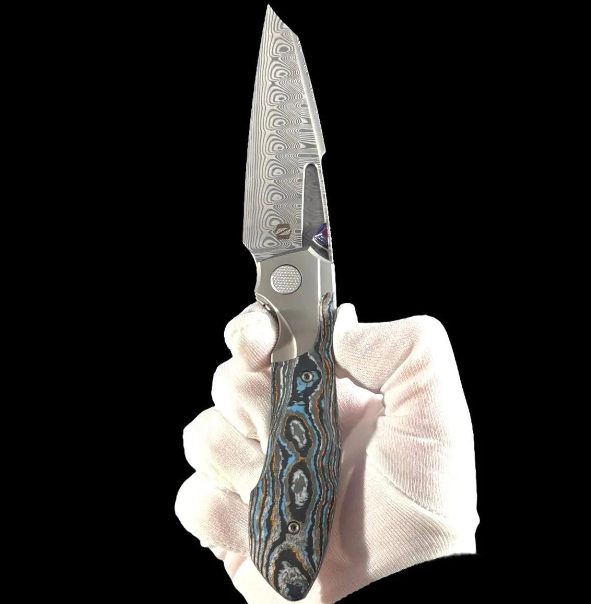 Null Knives UC Exclusive Voodoo - Gulf Camo Handle - Mokuti