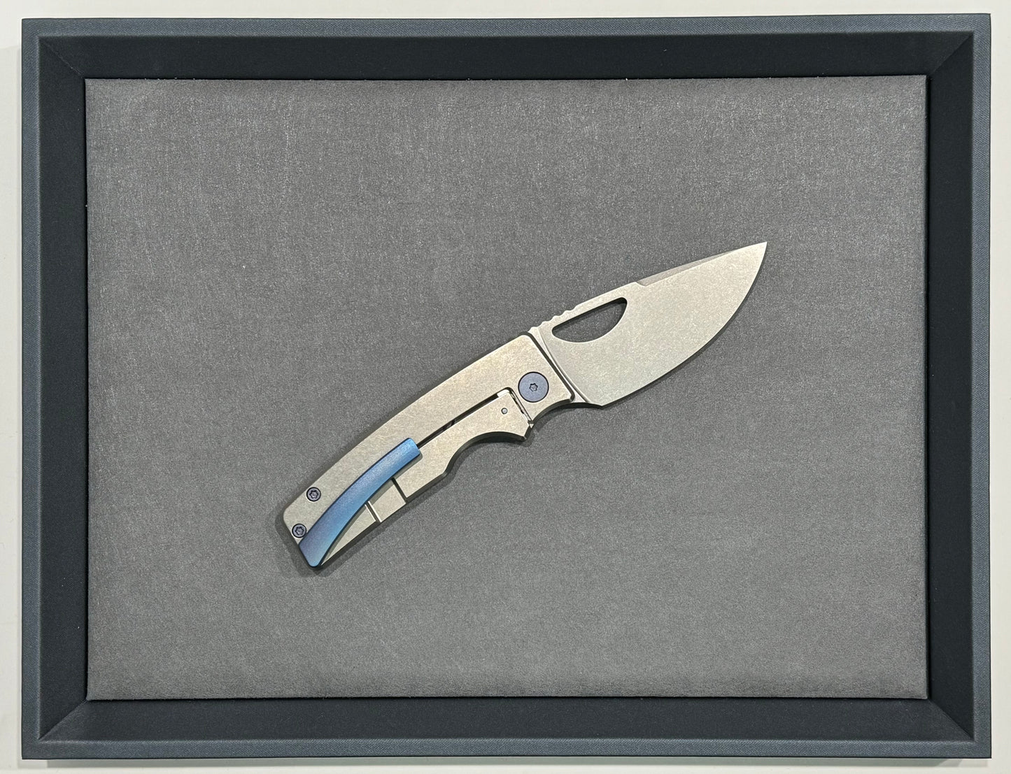 OZ Machine Company-OZ Machine Company - Roosevelt ROSIE - SW Smooth - Dark Blue Hardware - Magnacut Blade #2951 - Brand New-4-Urban Cutlery