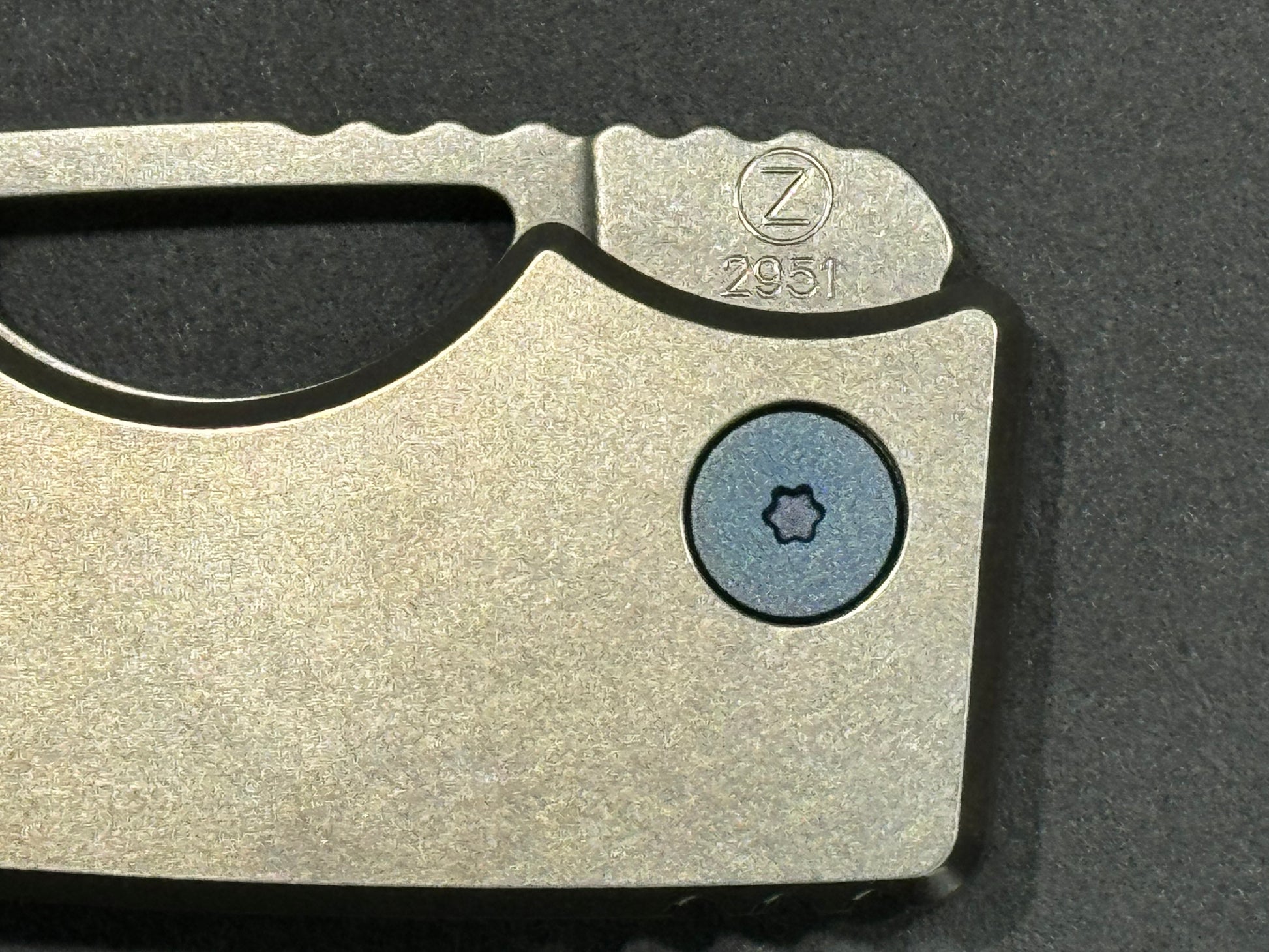 OZ Machine Company-OZ Machine Company - Roosevelt ROSIE - SW Smooth - Dark Blue Hardware - Magnacut Blade #2951 - Brand New-5-Urban Cutlery