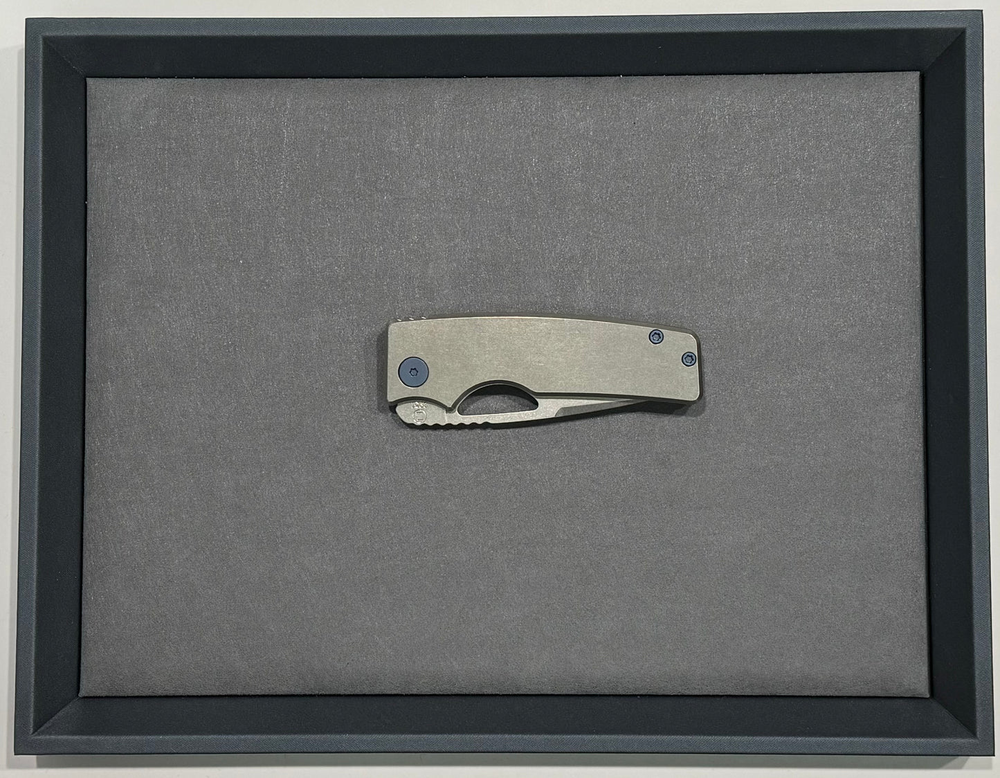 OZ Machine Company-OZ Machine Company - Roosevelt ROSIE - SW Smooth - Dark Blue Hardware - Magnacut Blade #2951 - Brand New-6-Urban Cutlery