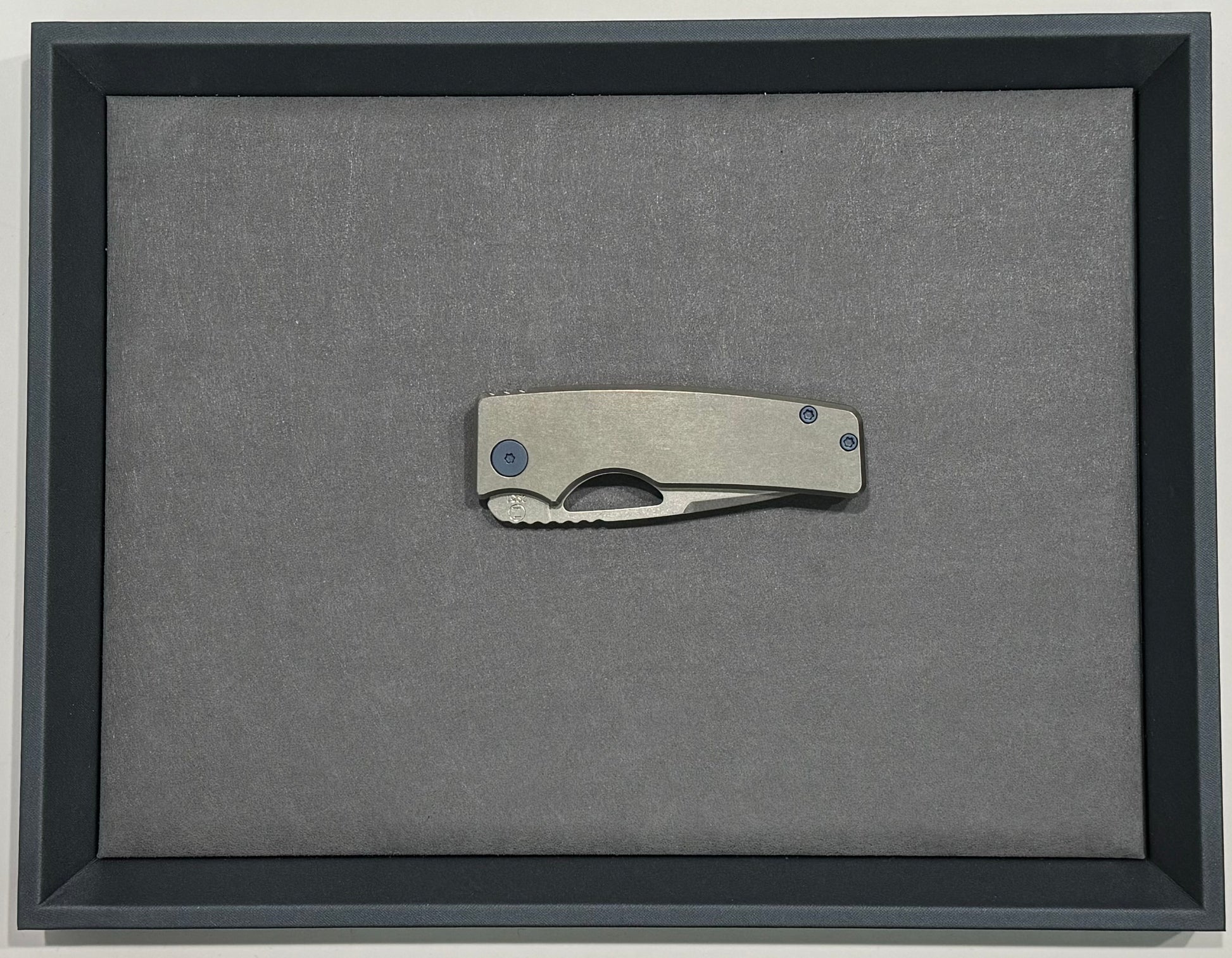 OZ Machine Company-OZ Machine Company - Roosevelt ROSIE - SW Smooth - Dark Blue Hardware - Magnacut Blade #2951 - Brand New-6-Urban Cutlery