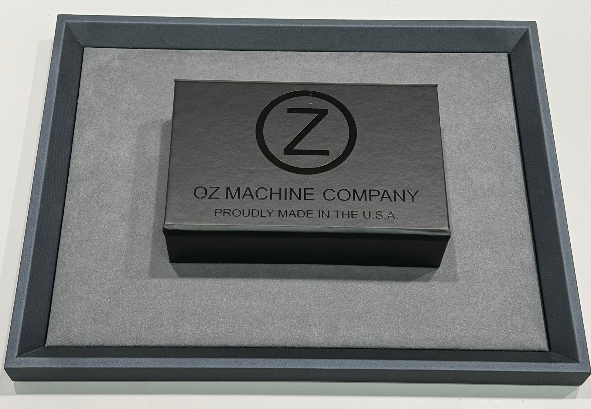 OZ Machine Company-OZ Machine Company - Roosevelt ROSIE - SW Smooth - Dark Blue Hardware - Magnacut Blade #2951 - Brand New-9-Urban Cutlery
