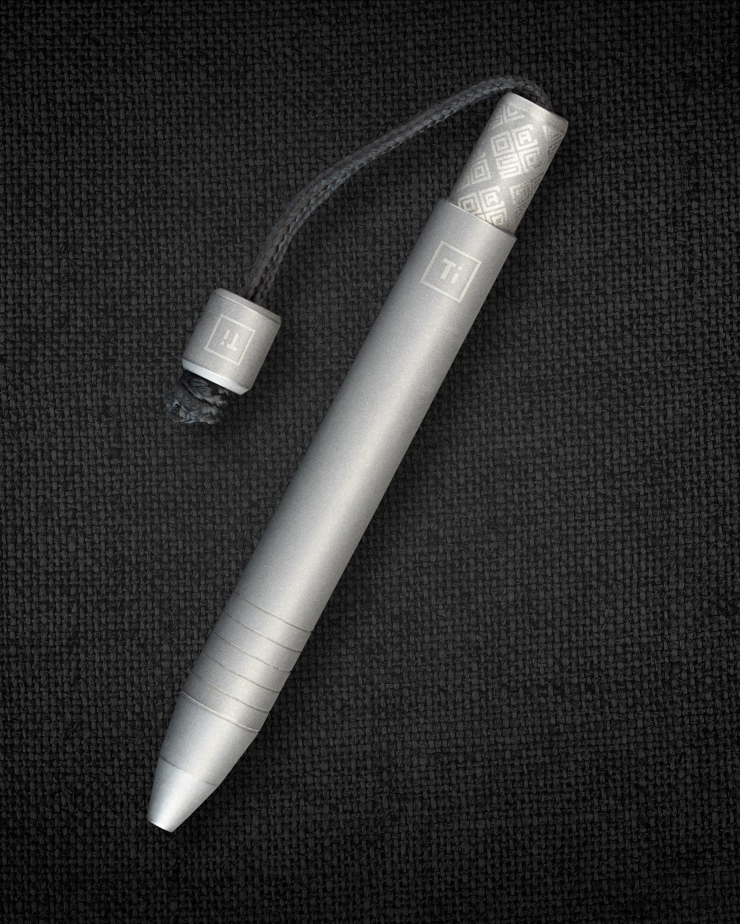 Ocaso Knives-Ocaso Titanium Mini Pen - Stonewash Titanium-1-Urban Cutlery
