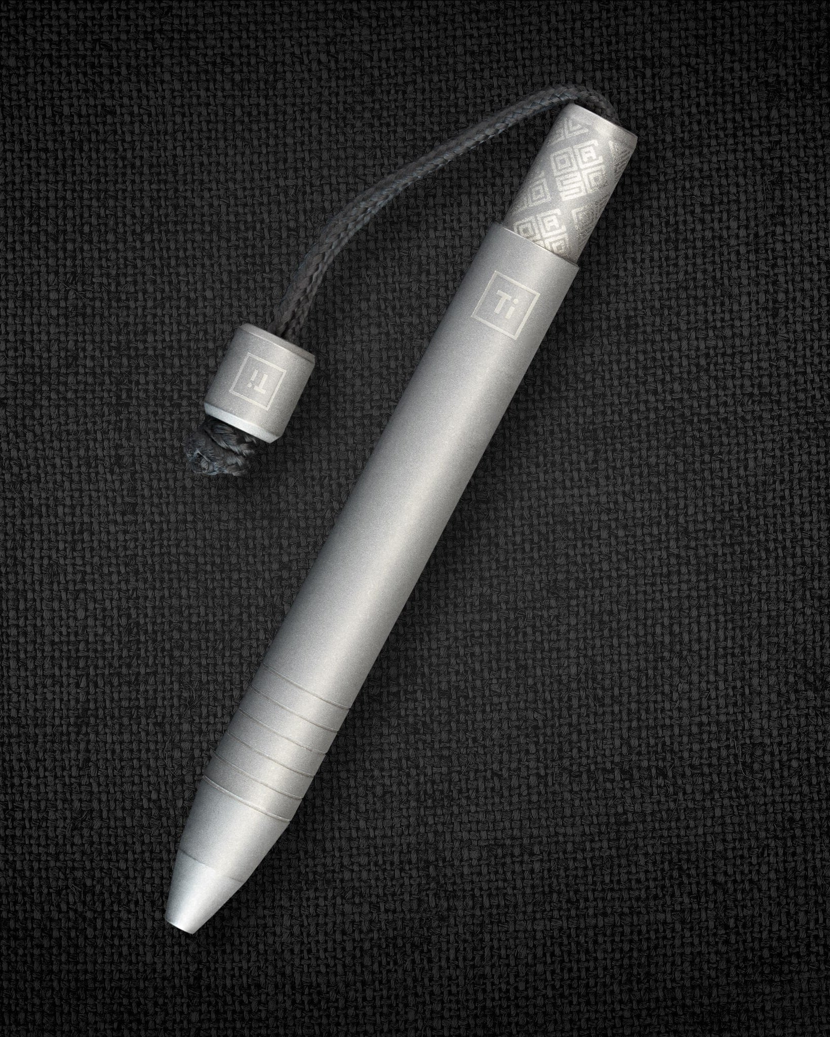 Ocaso Knives-Ocaso Titanium Mini Pen - Stonewash Titanium-1-Urban Cutlery