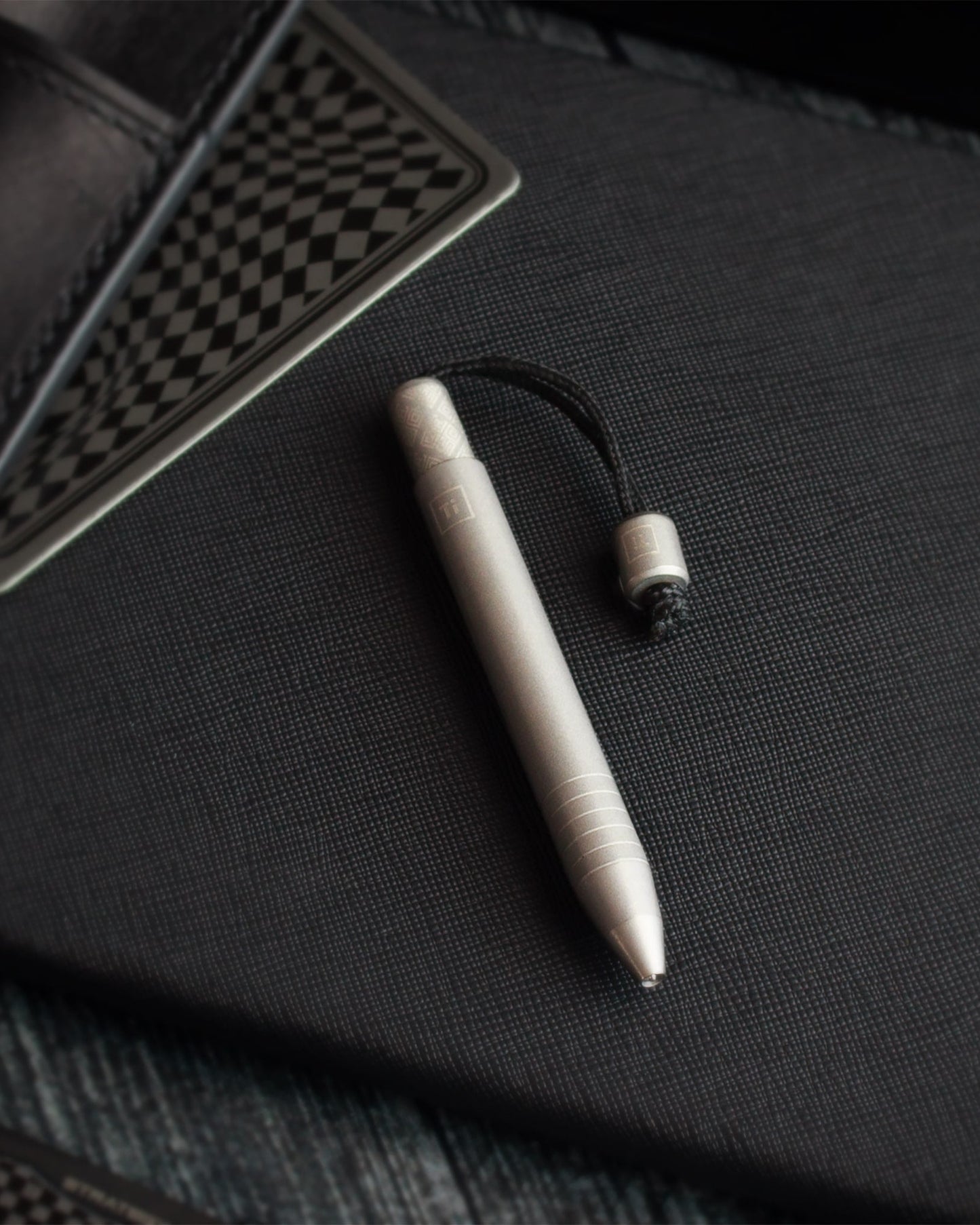 Ocaso Knives-Ocaso Titanium Mini Pen - Stonewash Titanium-3-Urban Cutlery