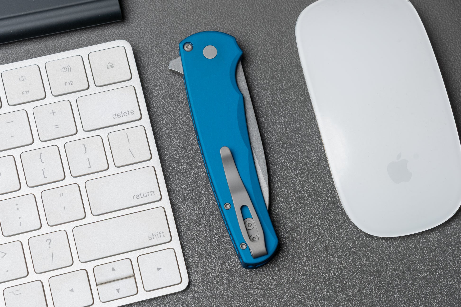 Pro-Tech-Pro-Tech 5301.Blue Malibu - Blue Handle - Stonewash Magnacut Wharncliffe Blade-3-Urban Cutlery