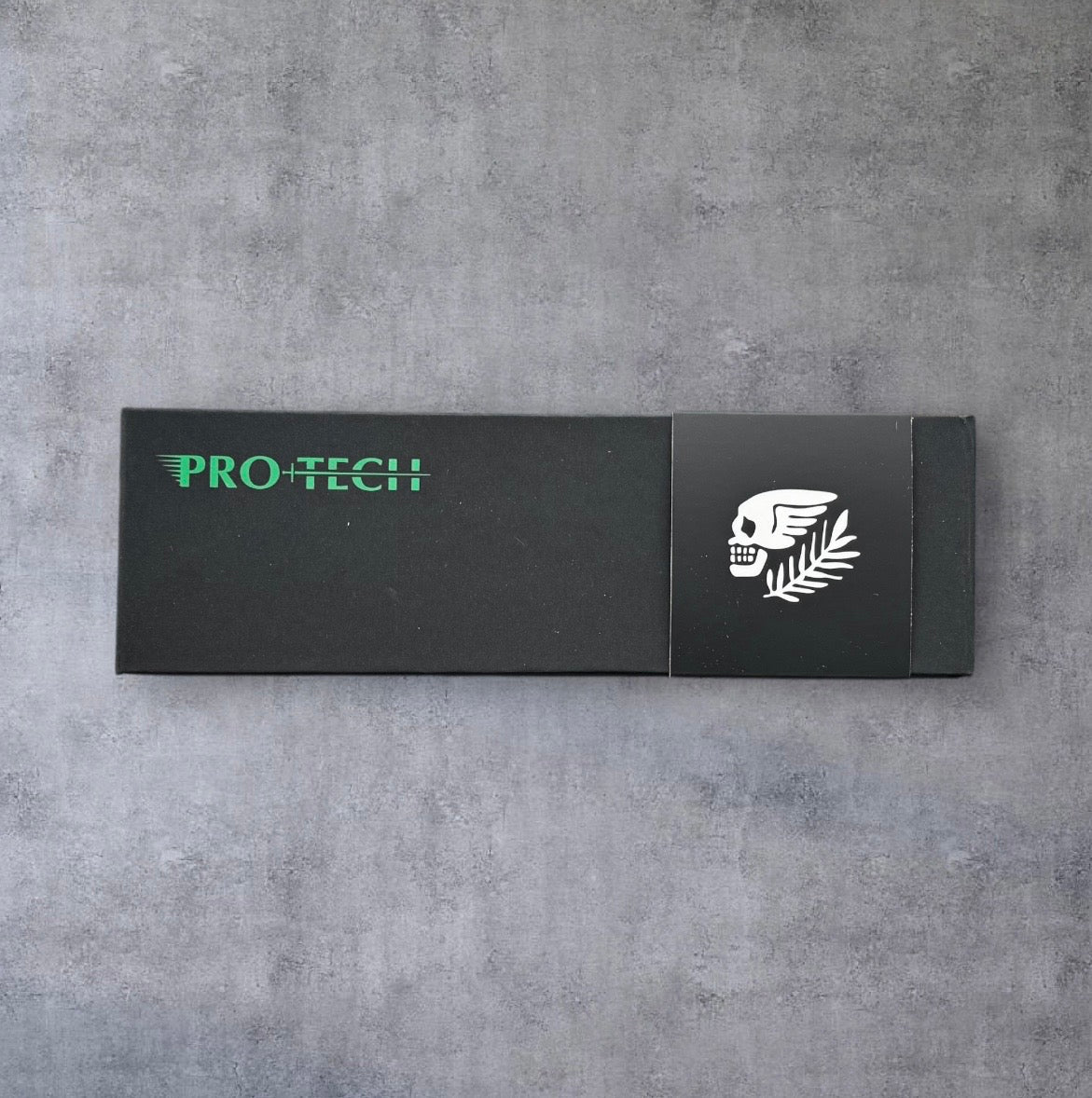 Pro-Tech-Pro-Tech Duke x Peace Neighbor Avalon 1st Production - Textured Black 6061 Aluminum Handle - Polished Mike Irie Compound Ground 154CM Blade - Mosaic Button - Peace Neighbor Bead & Patch Included-5-Urban Cutlery