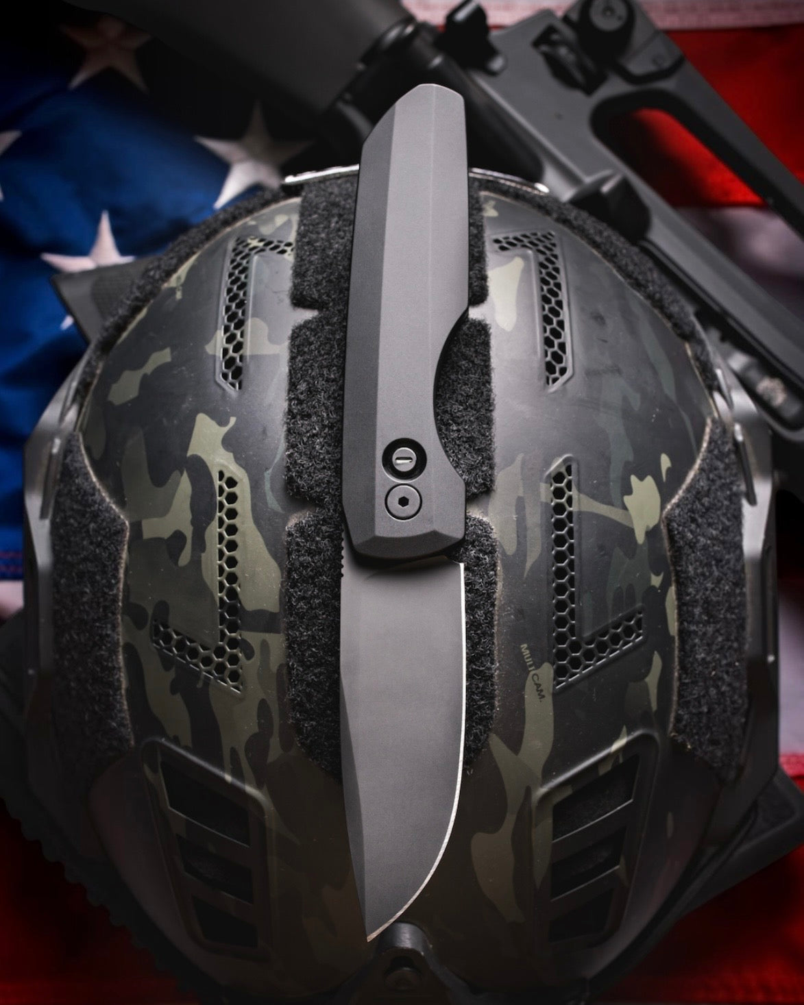 Pro-Tech-Pro-Tech VERO2103.MM.OP CCKS Fall 2026 Exclusive Vero Synapse 2 OPERATOR EDITION Auto - Black Handle - Sterile DLC Black MAGNAMAX Blade - Tritium Button - DLC Black Clip /30-1-Urban Cutlery