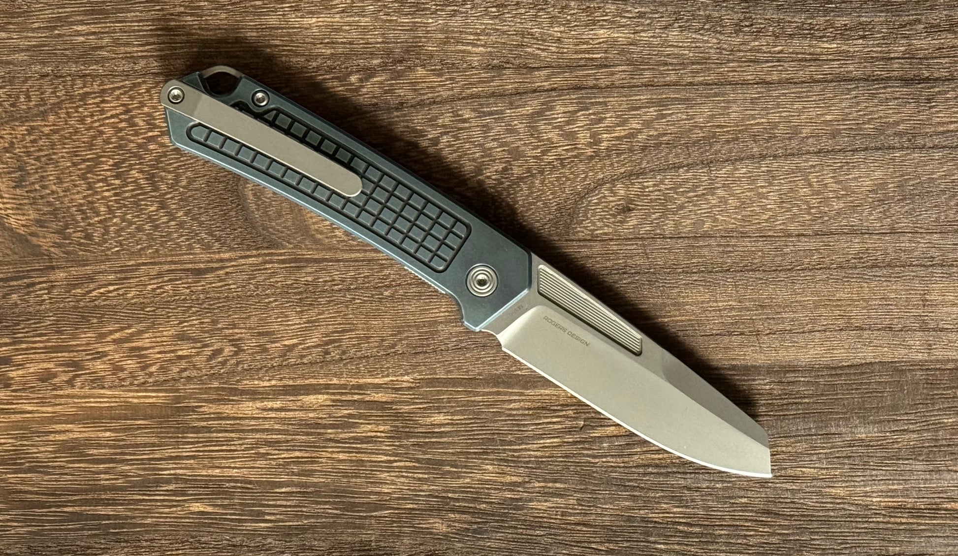 Richard Rogers Knives-Richard Rogers - X-Mid - Blue frame-2-Urban Cutlery