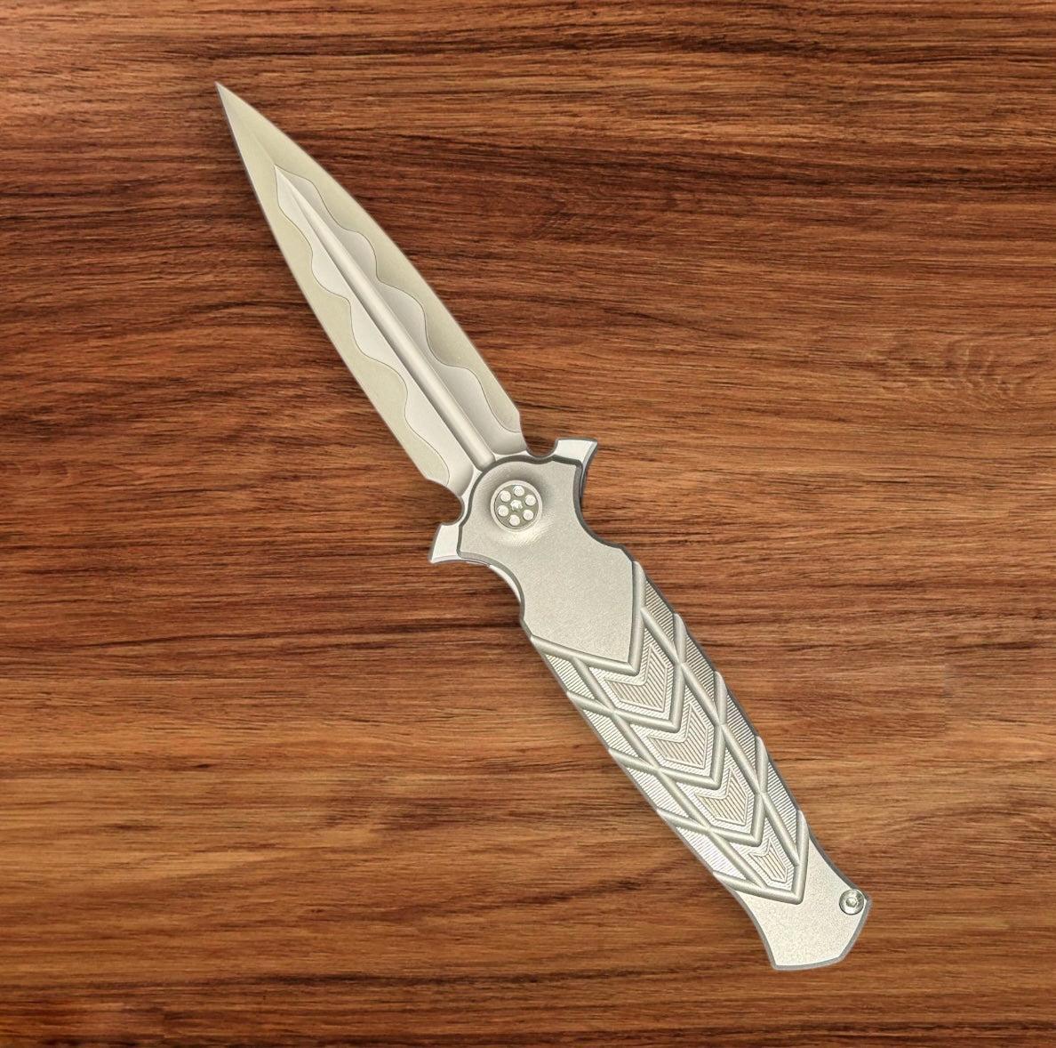 Sharp by Design-Sharp by Design Arch Nemesis – "Tread" with Highlights - 2-Tone Blade-2-Urban Cutlery