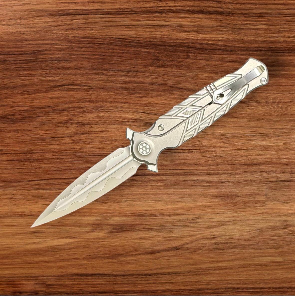 Sharp by Design-Sharp by Design Arch Nemesis – "Tread" with Highlights - 2-Tone Blade-3-Urban Cutlery