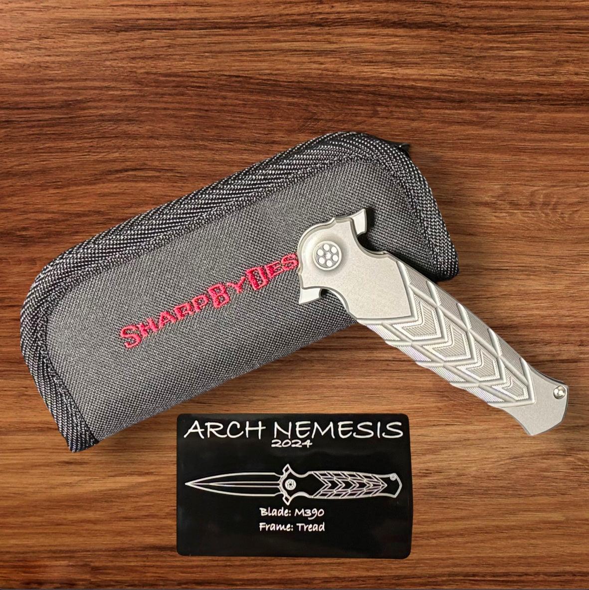 Sharp by Design-Sharp by Design Arch Nemesis – "Tread" with Highlights - 2-Tone Blade-4-Urban Cutlery