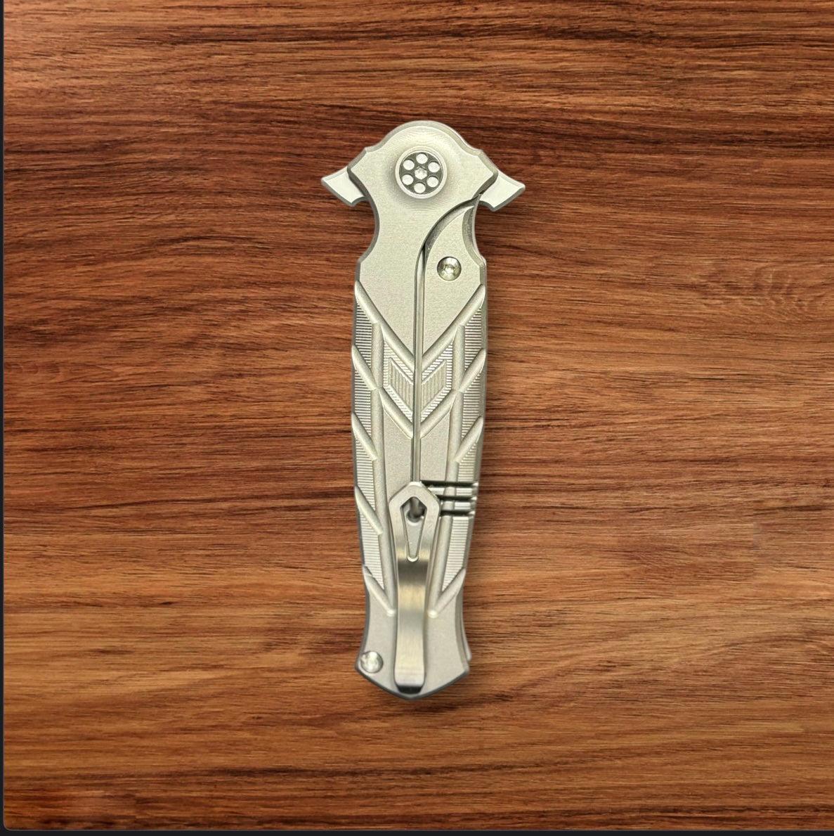 Sharp by Design-Sharp by Design Arch Nemesis – "Tread" with Highlights - 2-Tone Blade-5-Urban Cutlery