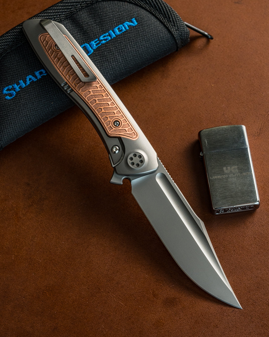 Sharp by Design-Sharp by Design T10 – Copper Inlay Handles #9 (Copy)-3-Urban Cutlery