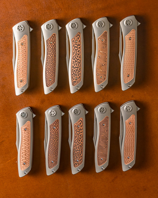 Sharp by Design-Sharp by Design T10 – Copper Inlay Handles - Coming Soon-1-Urban Cutlery