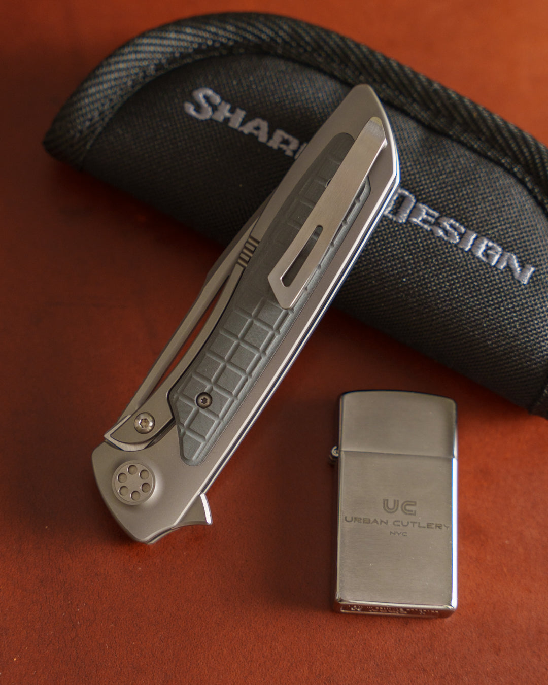 Sharp by Design-Sharp by Design T10 – Frag G10 Inlay Handles #8 - Slotted Blade-3-Urban Cutlery