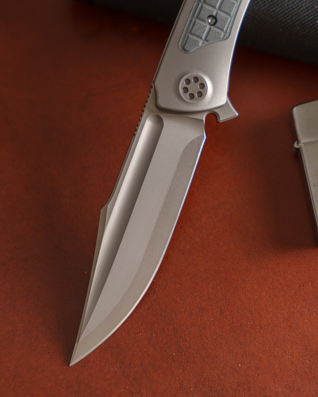 Sharp by Design-Sharp by Design T10 – Frag G10 Inlay Handles #9 - Etched Blade-4-Urban Cutlery