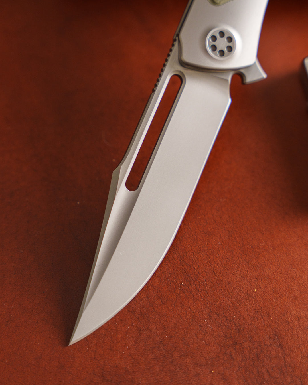 Sharp by Design-Sharp by Design T10 – Frag Marble G10 Inlay Handles #2 - Slotted Blade-4-Urban Cutlery