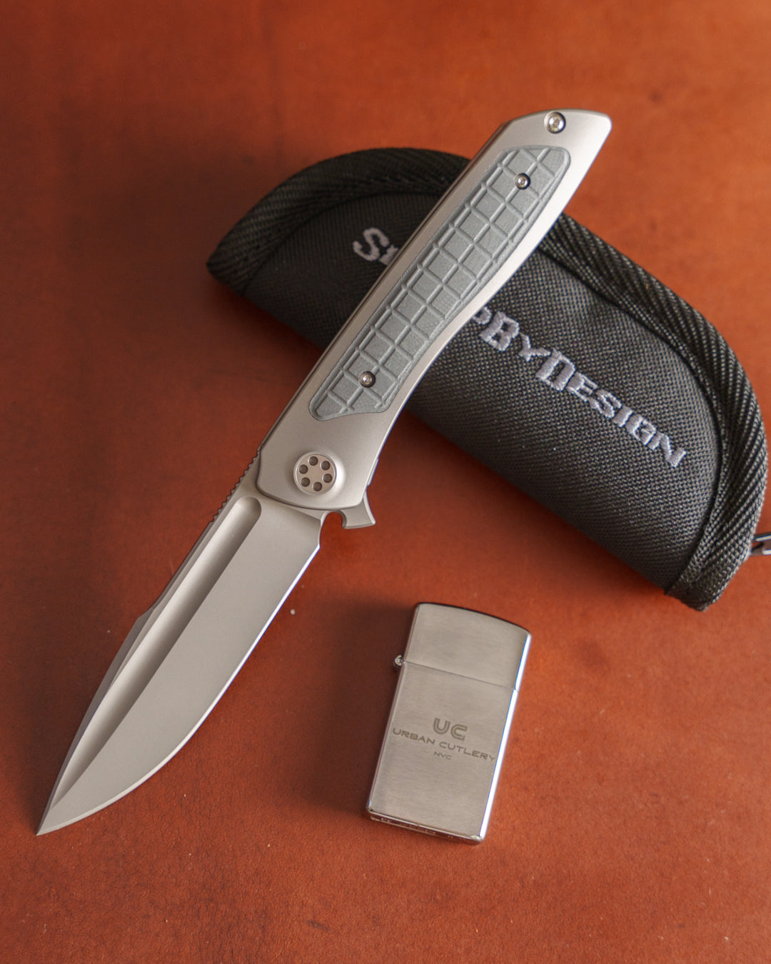Sharp by Design-Sharp by Design T10 – Frag Marble G10 Inlay Handles #4-1-Urban Cutlery