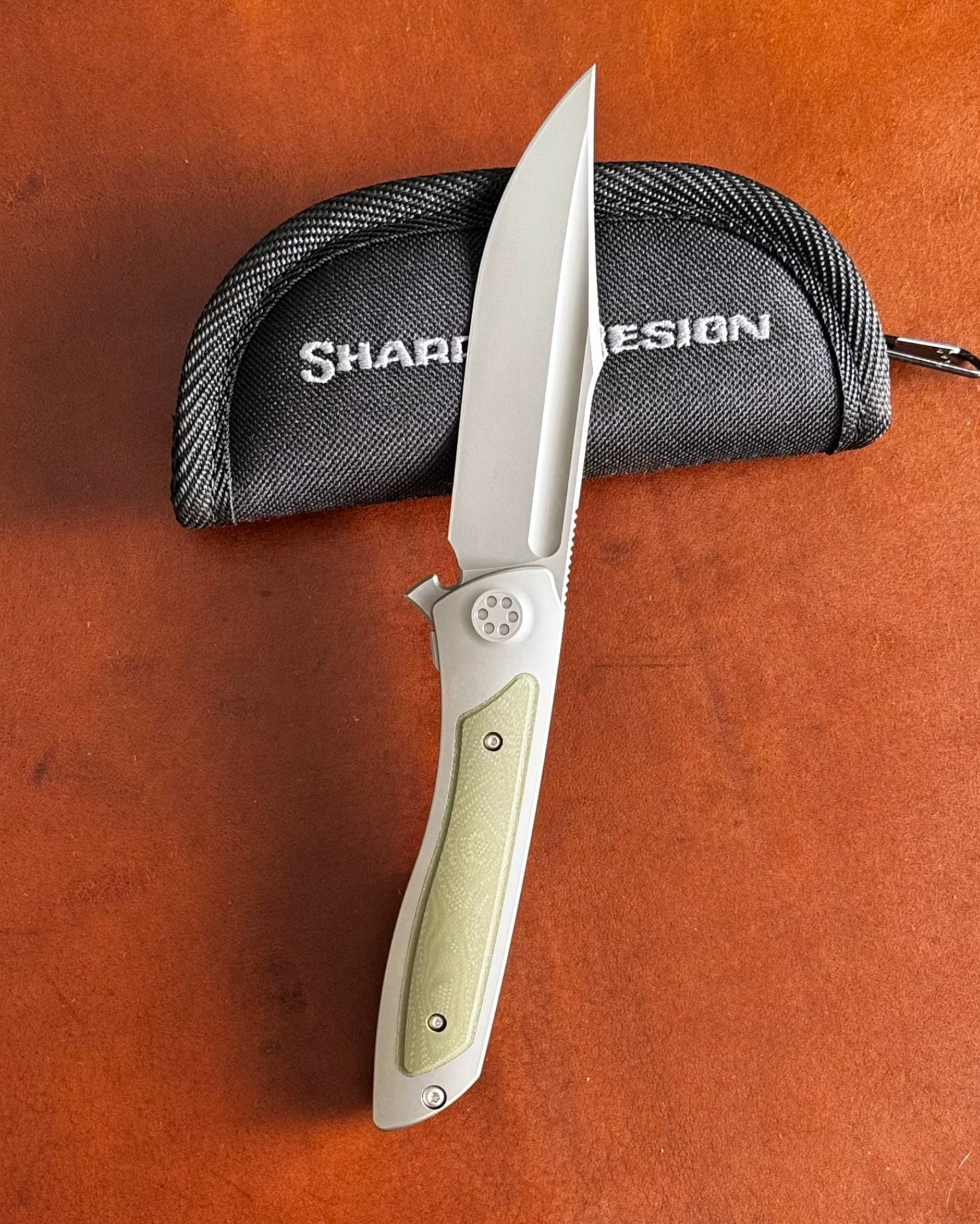 Sharp by Design-Sharp by Design T10 – Marble G10 Inlay Handles #1-3-Urban Cutlery