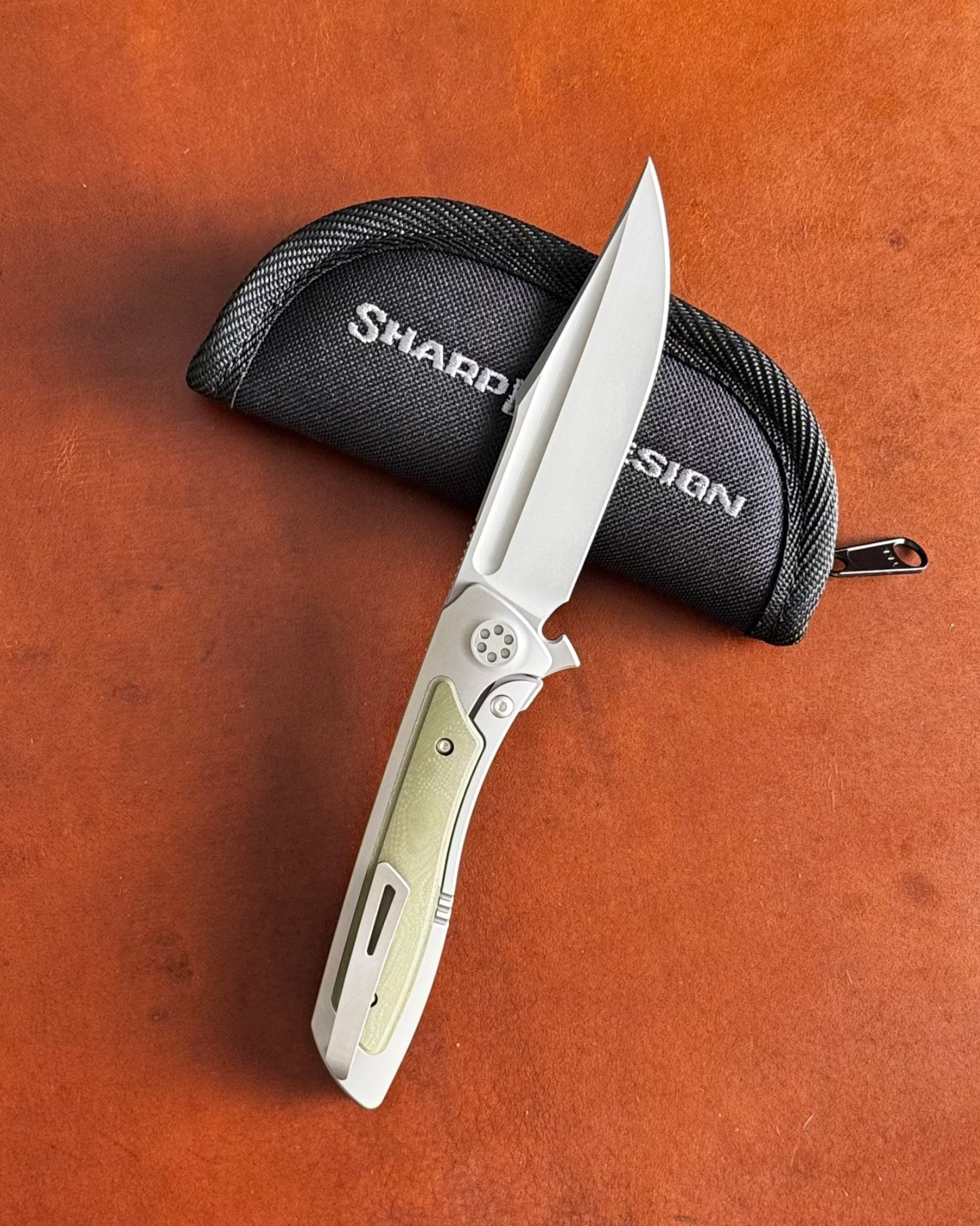 Sharp by Design-Sharp by Design T10 – Marble G10 Inlay Handles #1-4-Urban Cutlery