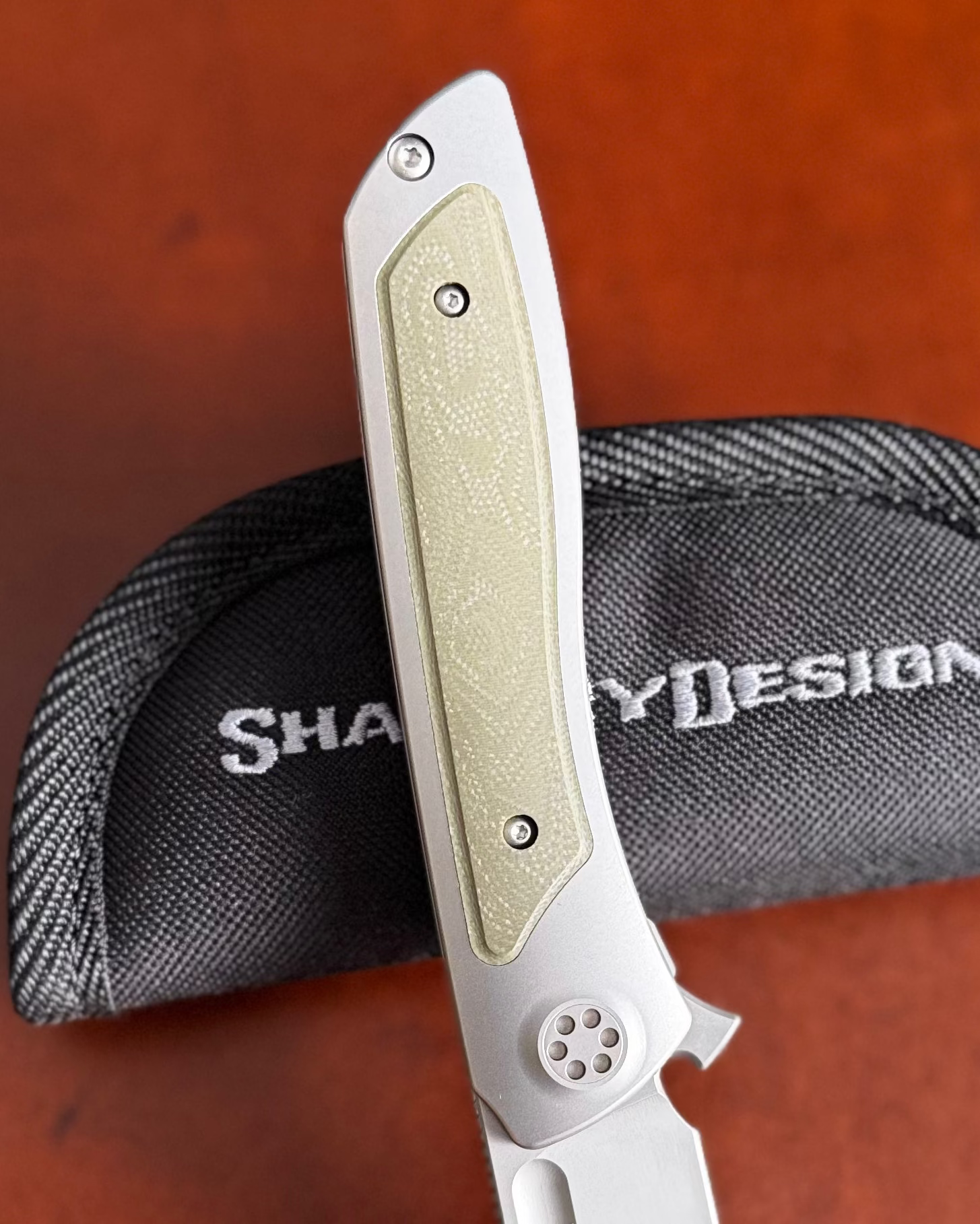 Sharp by Design-Sharp by Design T10 – Marble G10 Inlay Handles #1-5-Urban Cutlery