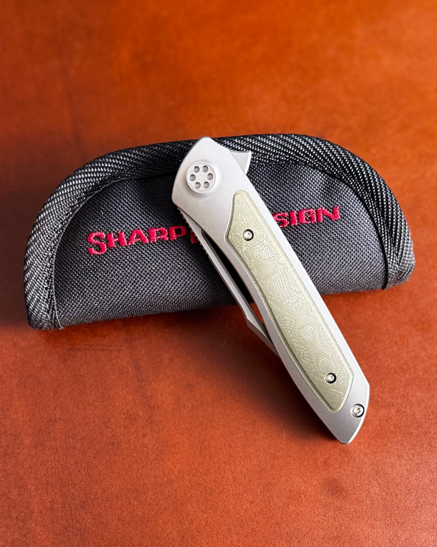 Sharp by Design-Sharp by Design T10 – Marble G10 Inlay Handles #3 - Slotted Blade-6-Urban Cutlery