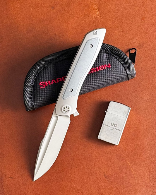 Sharp by Design-Sharp by Design T10 – Marble G10 Inlay Handles #5-1-Urban Cutlery