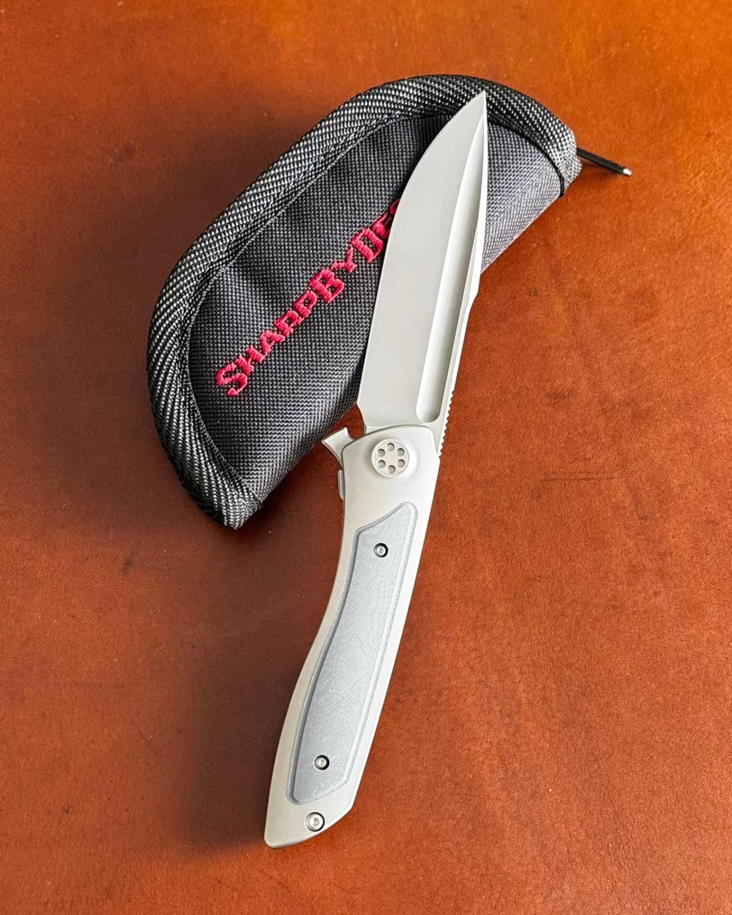 Sharp by Design-Sharp by Design T10 – Marble G10 Inlay Handles #5-2-Urban Cutlery