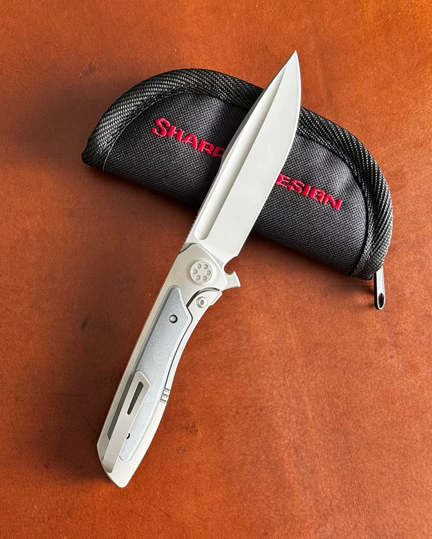 Sharp by Design-Sharp by Design T10 – Marble G10 Inlay Handles #5-4-Urban Cutlery