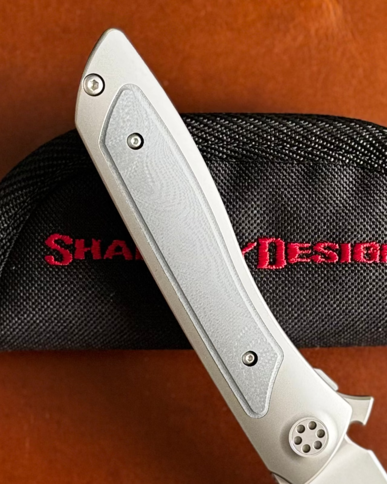 Sharp by Design-Sharp by Design T10 – Marble G10 Inlay Handles #5-5-Urban Cutlery