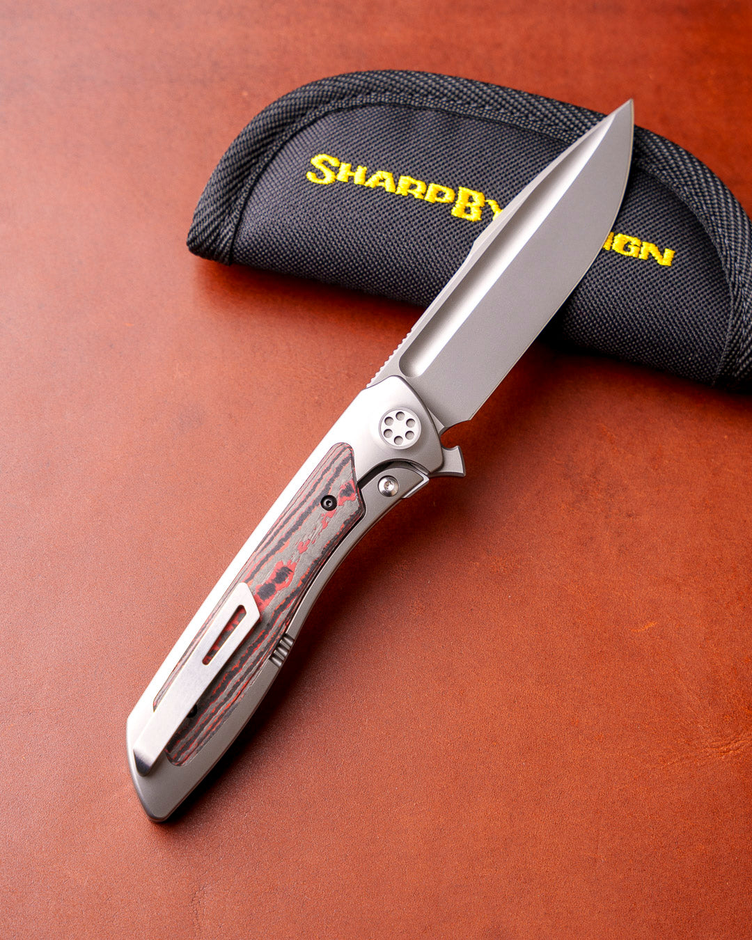 Sharp by Design T10 – FC Lava Flow Inlay Handles