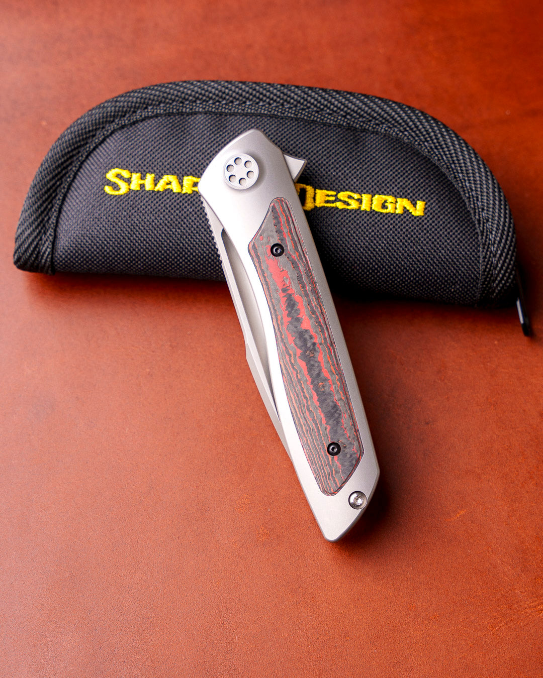 Sharp by Design T10 – FC Lava Flow Inlay Handles