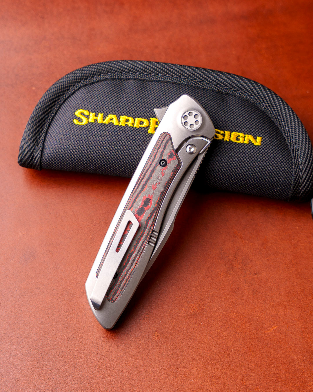 Sharp by Design T10 – FC Lava Flow Inlay Handles