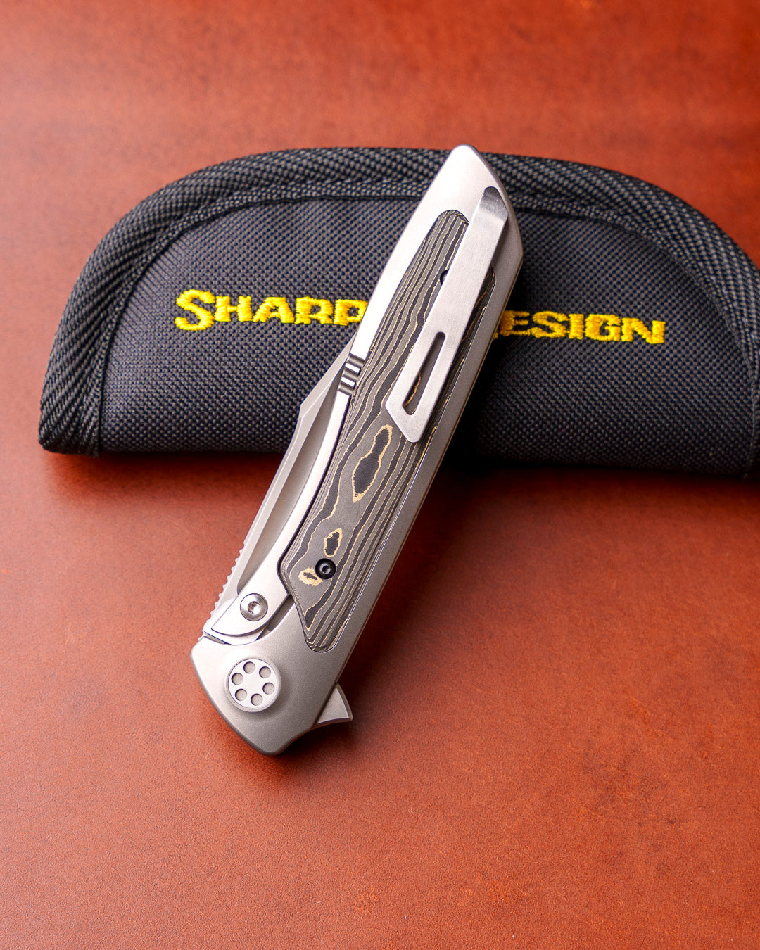 Sharp by Design T10 – FC Gold Camo Inlay Handles