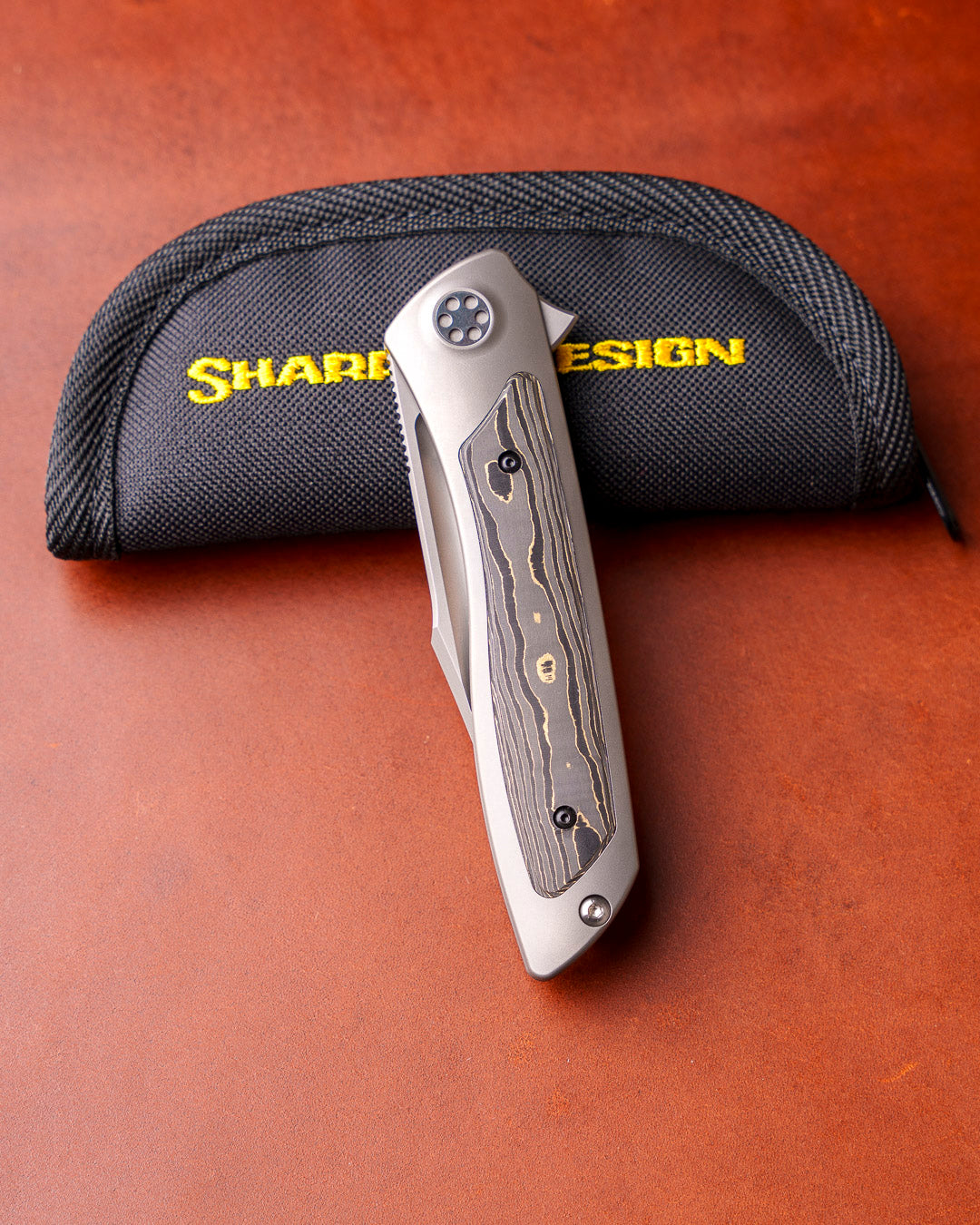 Sharp by Design T10 – FC Gold Camo Inlay Handles
