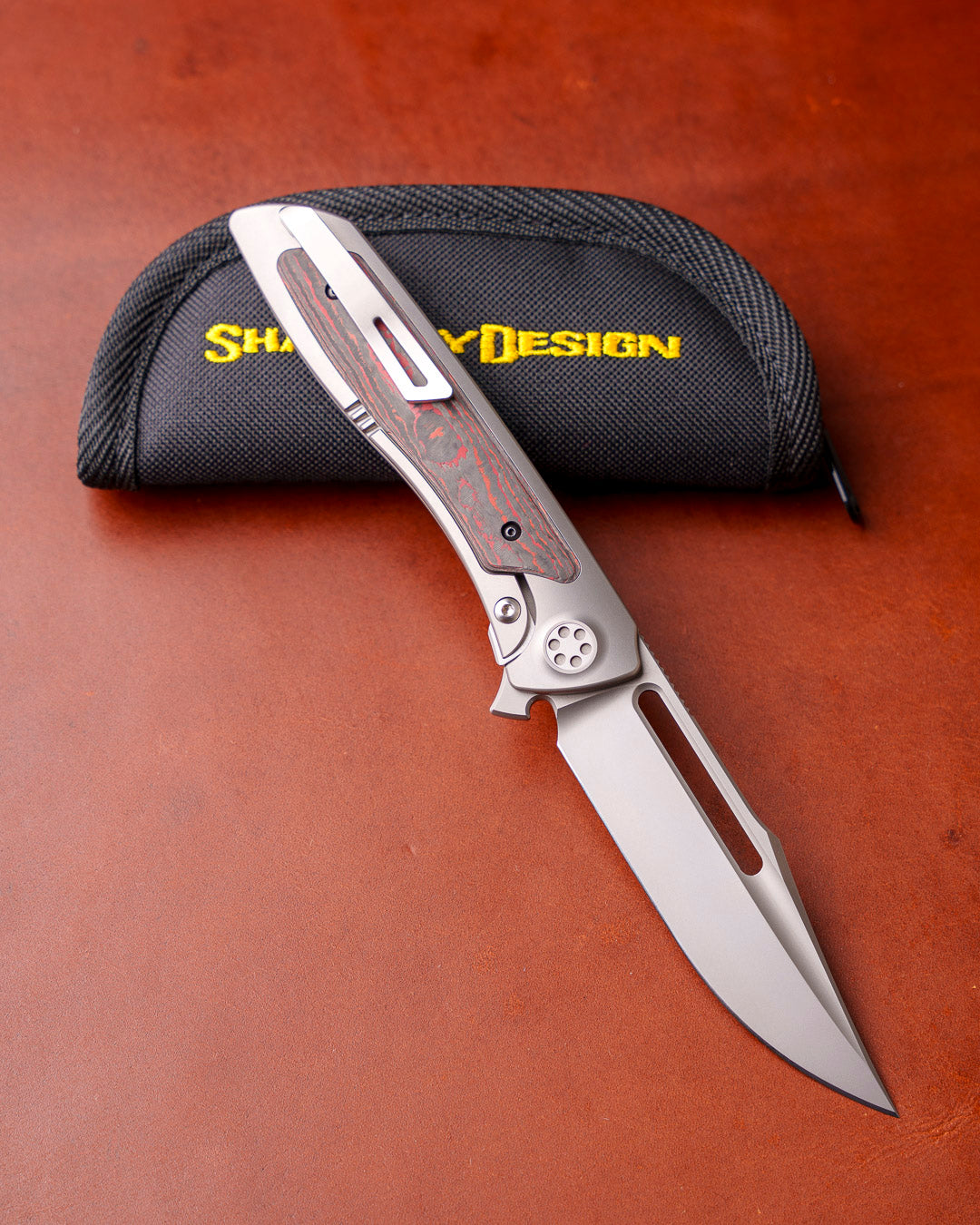 Sharp by Design T10 – FC Lava Flow Inlay Handles - Slotted Blade