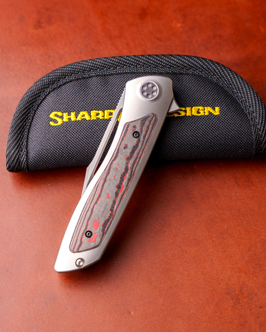 Sharp by Design T10 – FC Lava Flow Inlay Handles - Slotted Blade