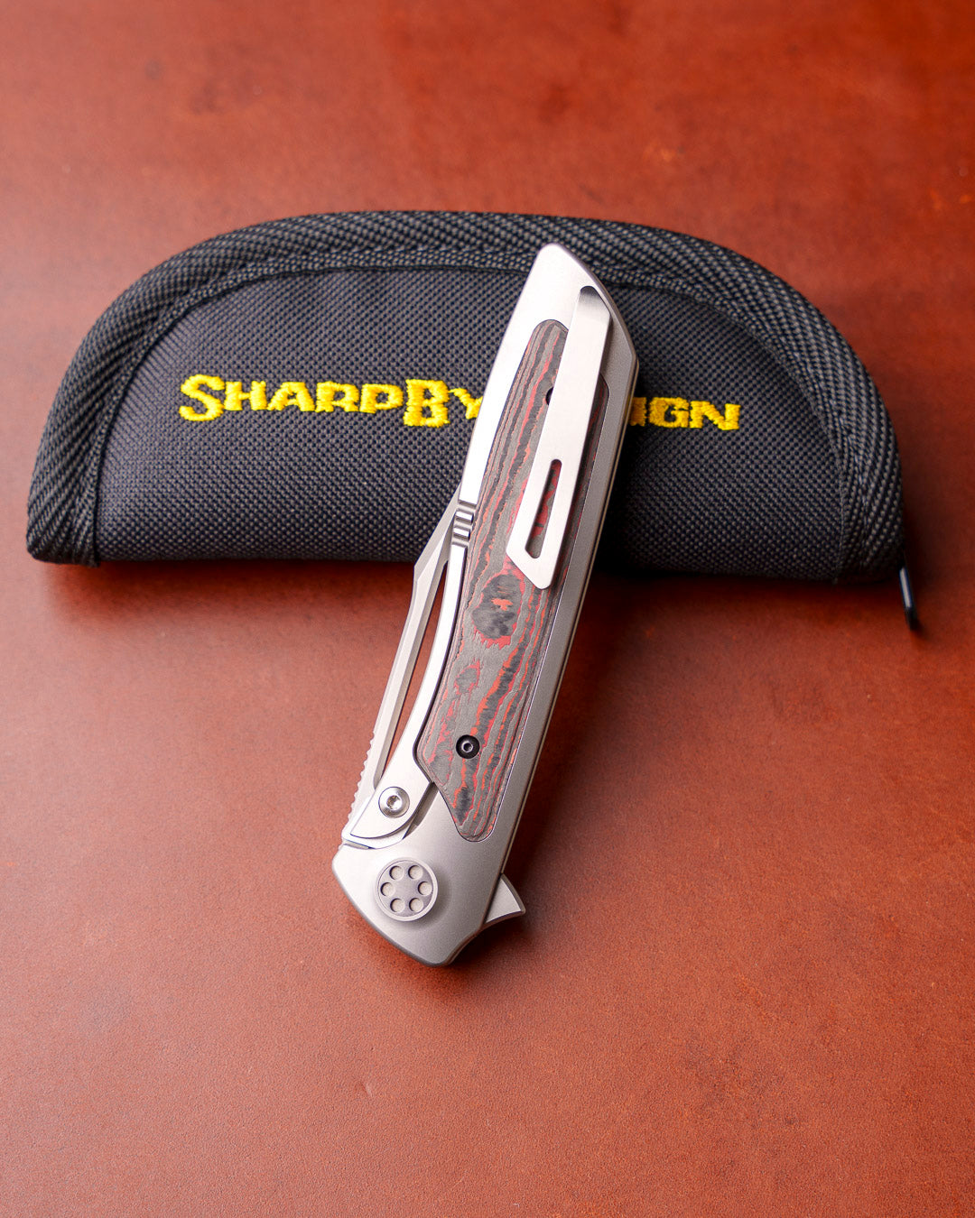 Sharp by Design T10 – FC Lava Flow Inlay Handles - Slotted Blade